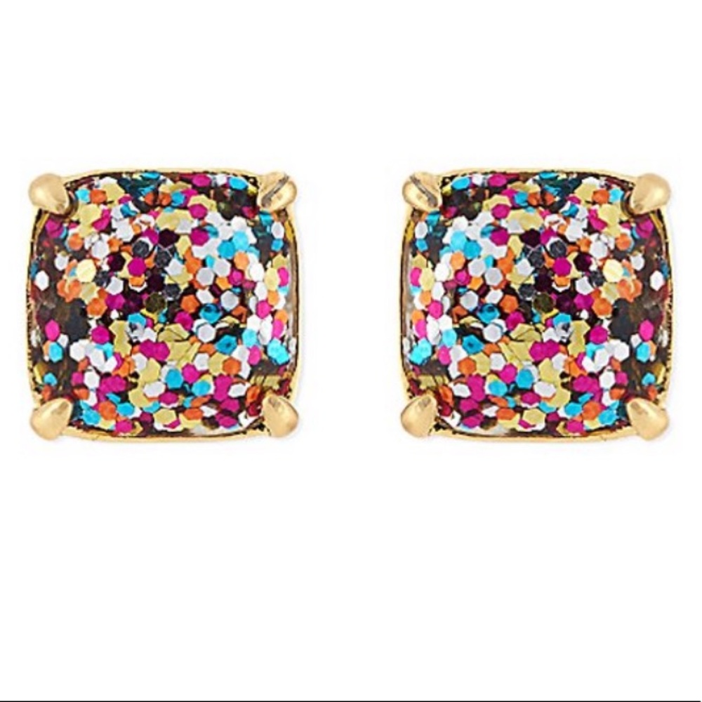 Kate Spade Multicolor Glitter Stud Earrings! 💕